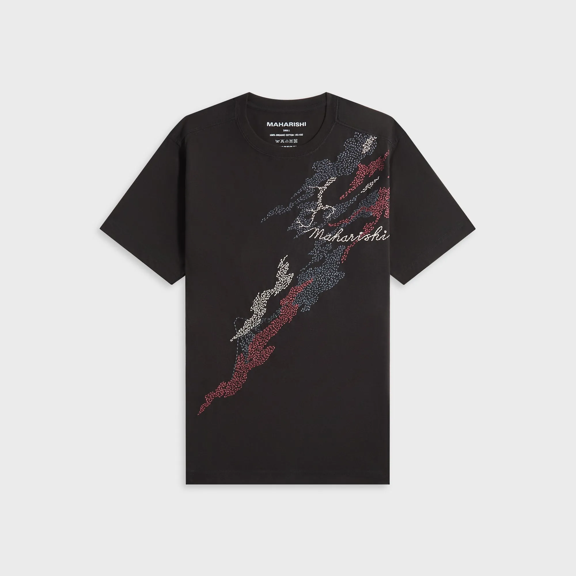 Maharishi Sashiko Bonsai Tee - Black Stylish Wearable