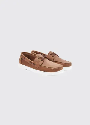Oceania Mens dubarrylite? Two Eye-Tie Moccasin - Chestnut Light Power