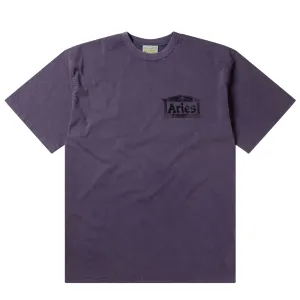 Easy to Style Aries Aged Ancient Temple SS Tee Purple