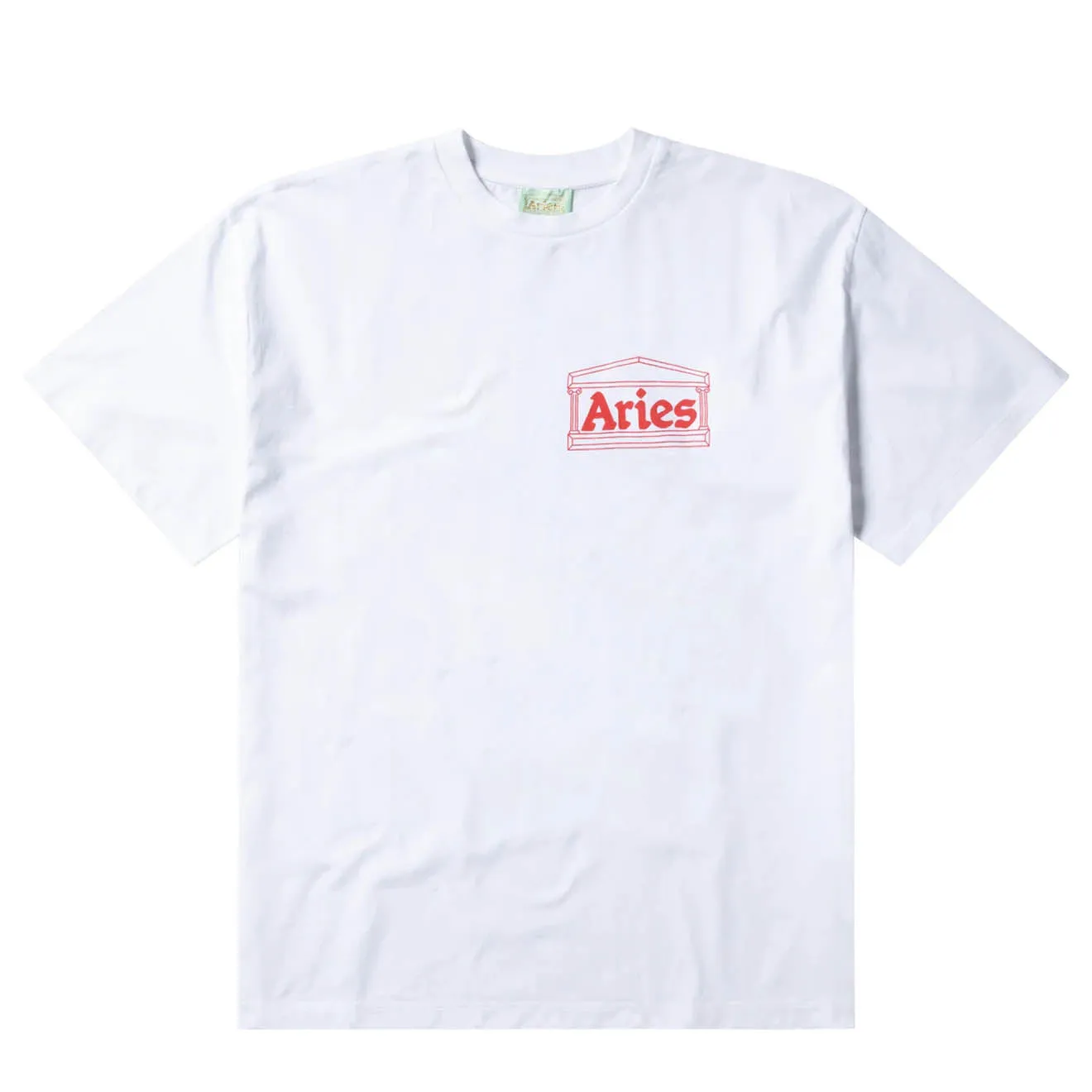 Aries Temple SS Tee White Chill Comfort Look Light Stretch