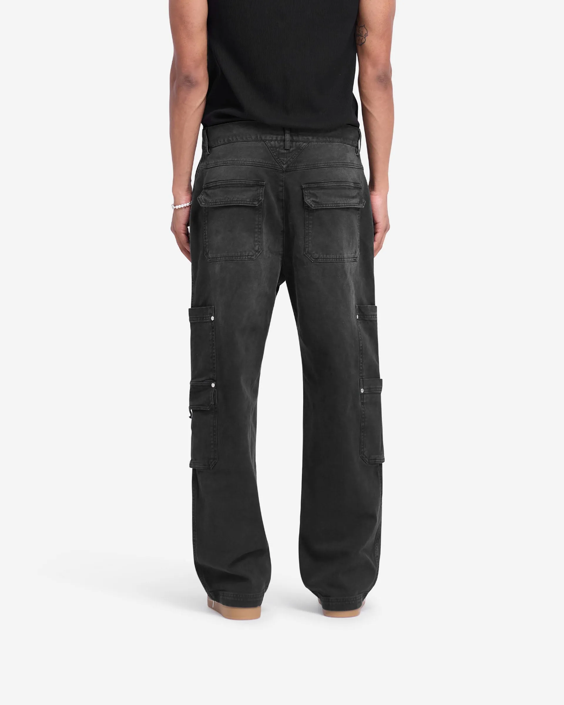 Workshop Pant - Washed Black Modern Design No Tag