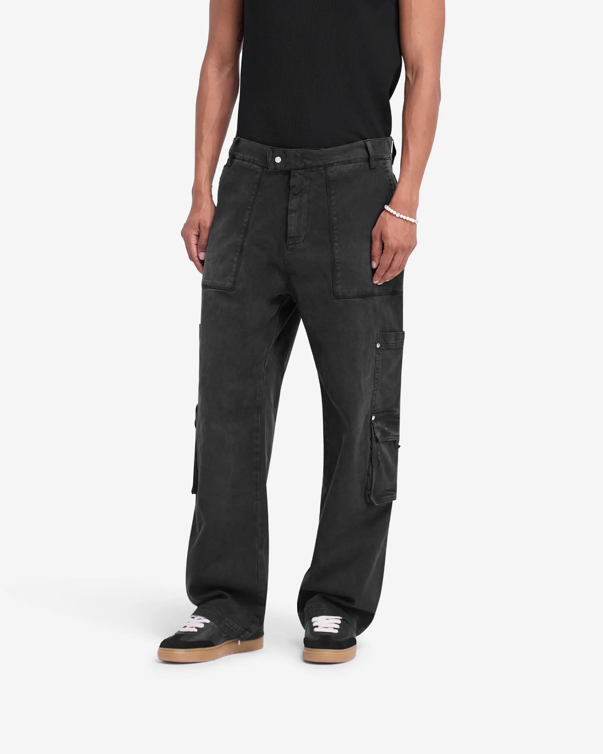 Workshop Pant - Washed Black Secure Waistband