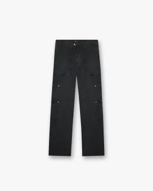 Workshop Pant - Washed Black Comfortable Layering