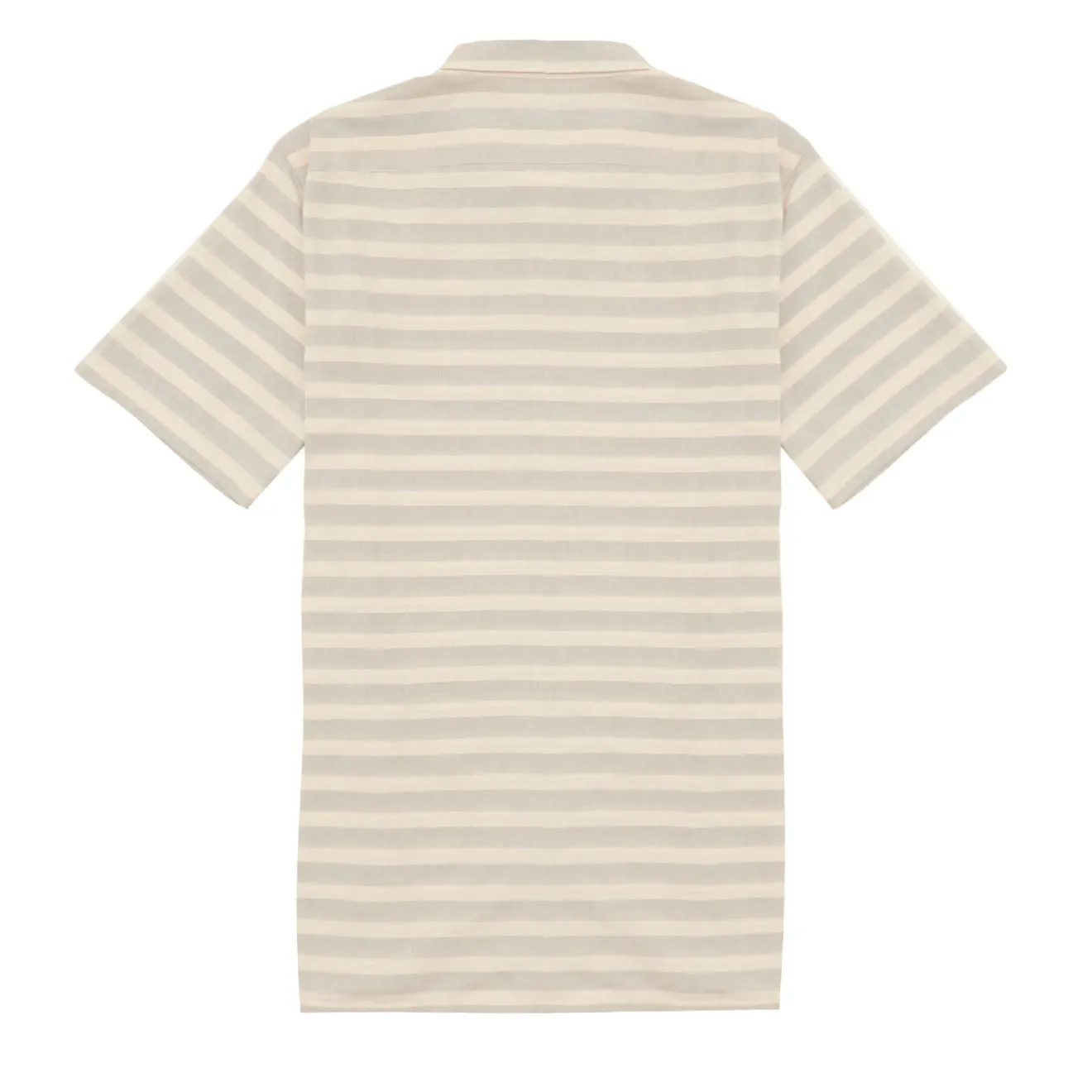 Geometric Design Indoor Comfort Paul Smith Stripe Cotton-Linen Shirt Light Blue