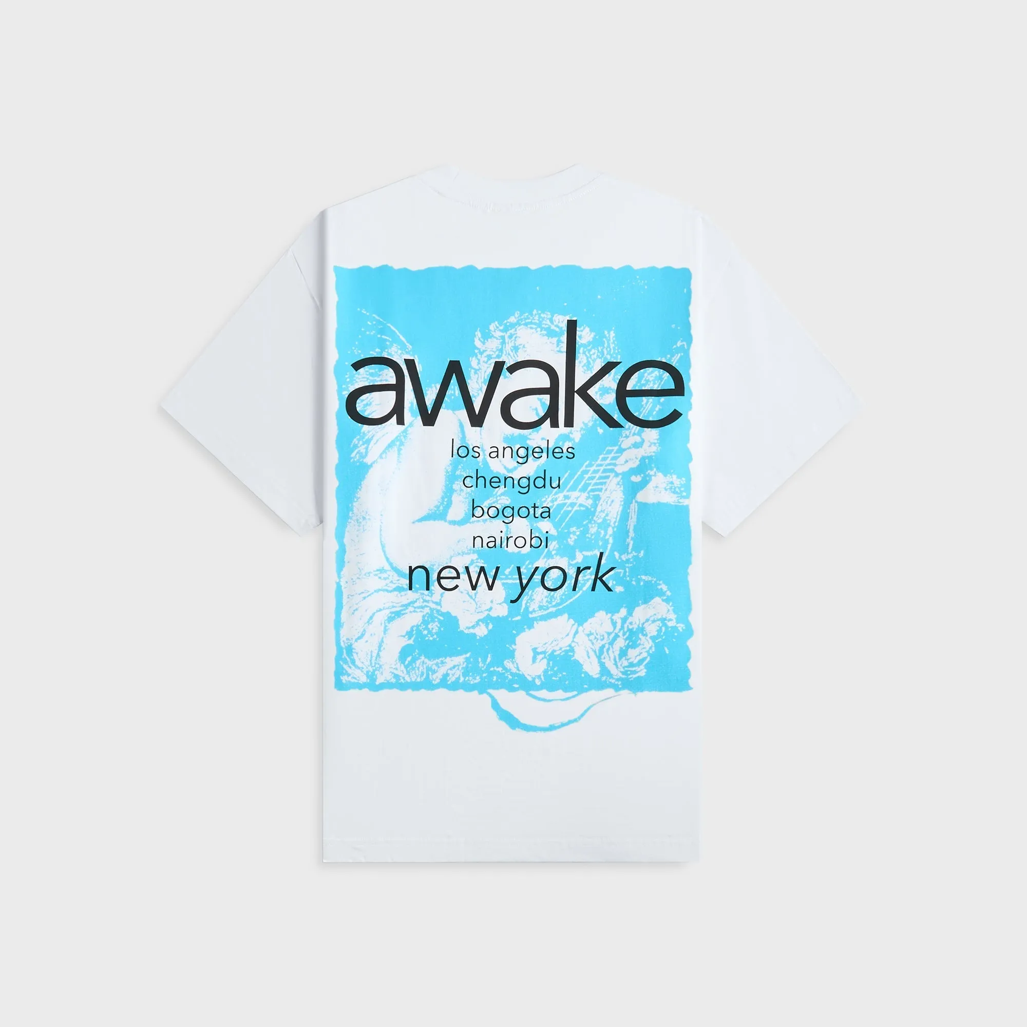 Awake NY Cherub Cities Tee - White SunProtectionFabric