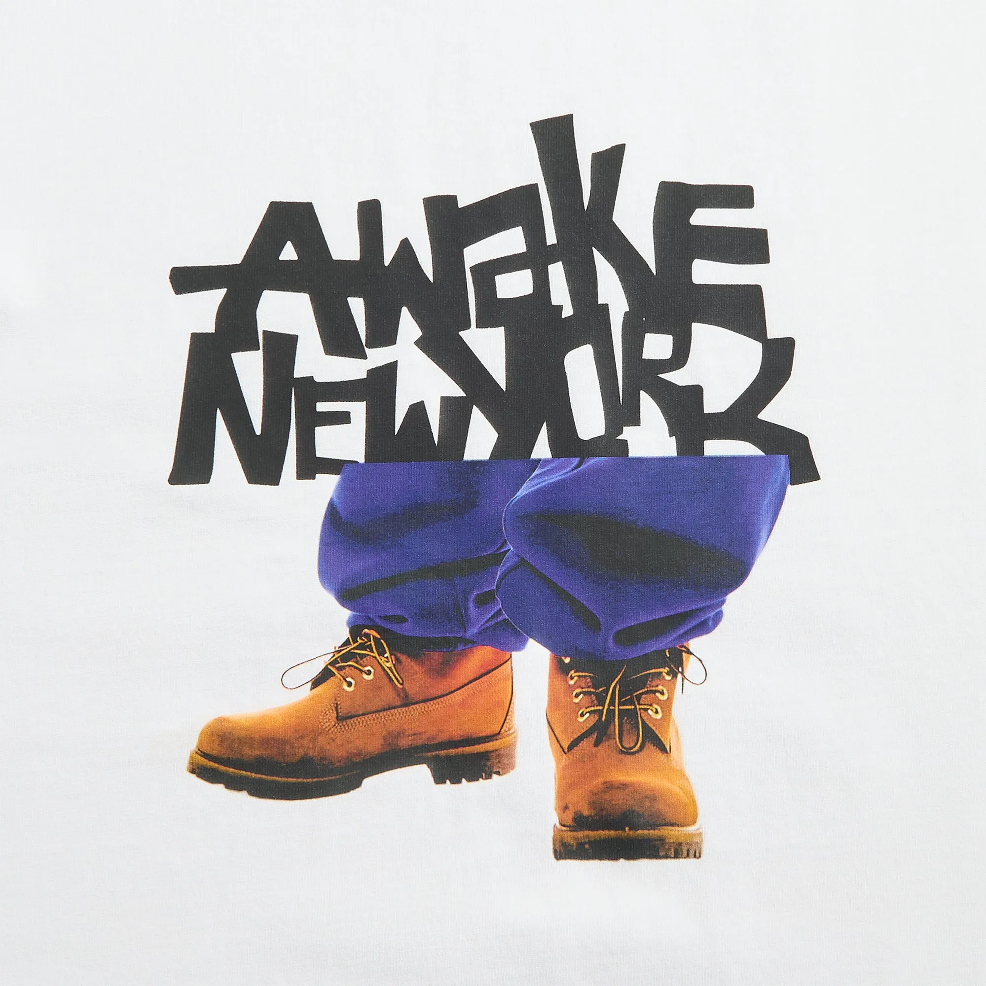 Awake NY Stomper Tee - White Modern Comfort Style