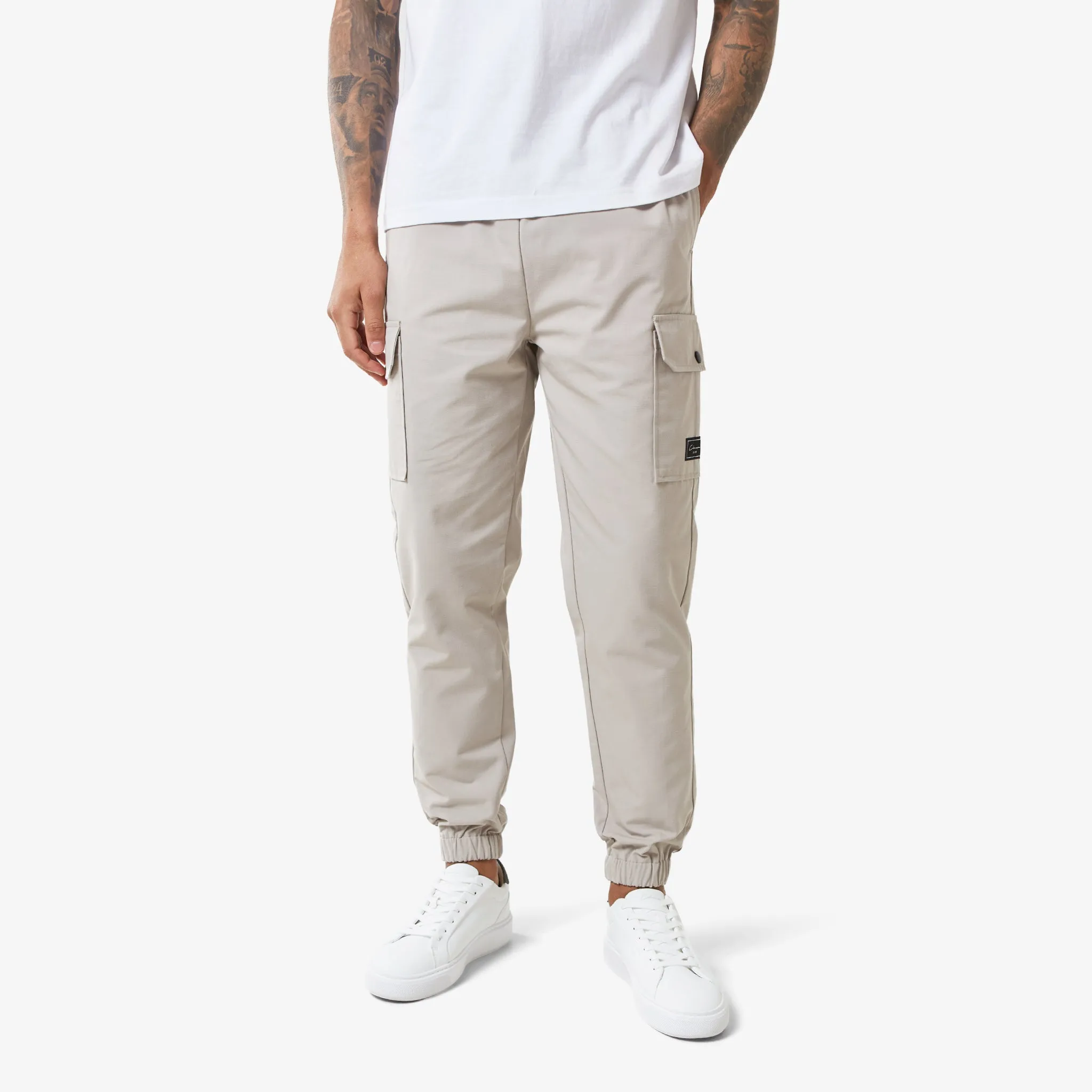 Utility Cargo Pant | Stone Quick Slip