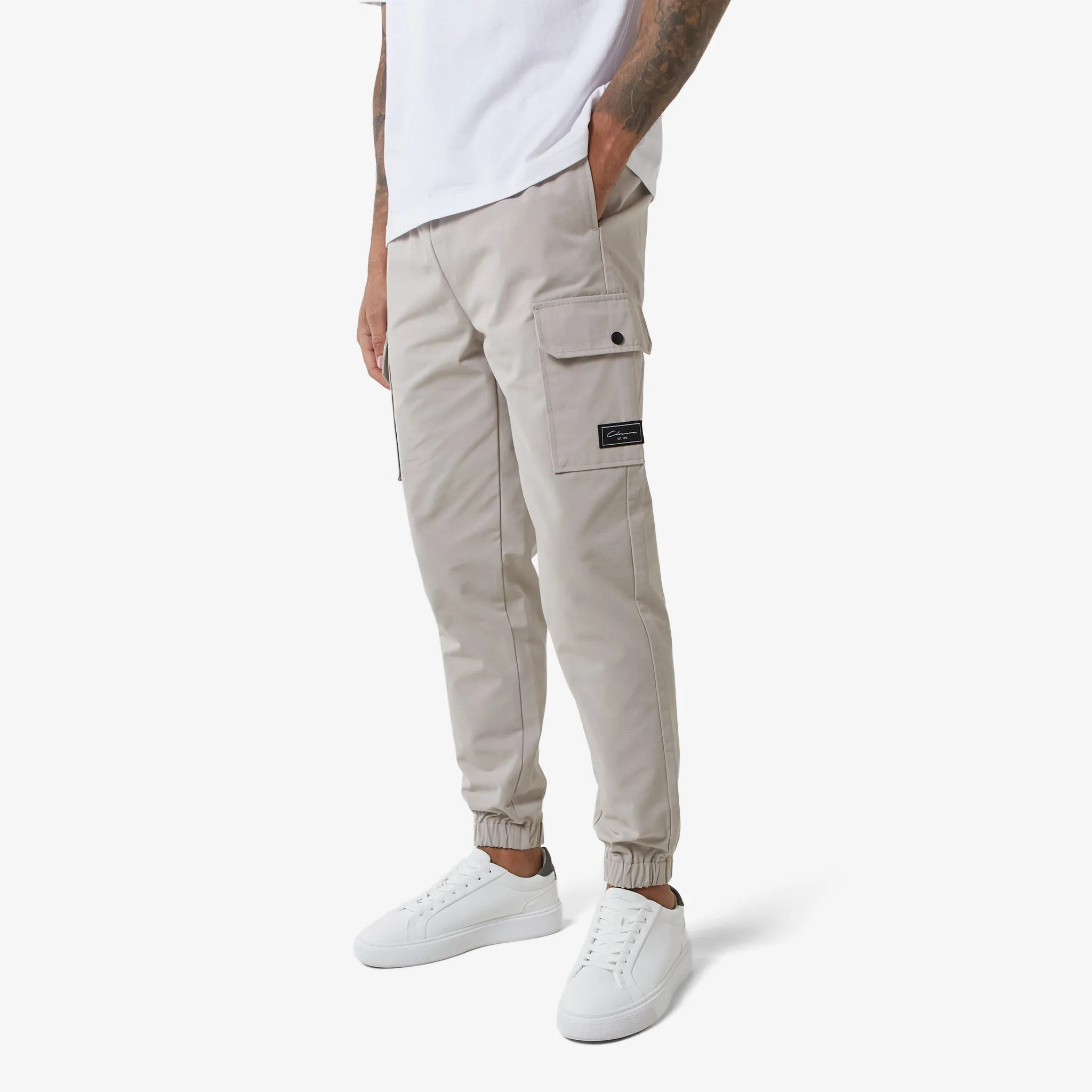 Utility Cargo Pant | Stone Layered Style Active Stretch