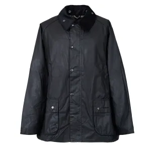 Barbour Bedale Wax Jacket Black UV Protection Finish Luxury Appeal
