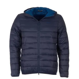 Waterproof Zipper Closure Barbour Benton Quilt Jacket Navy