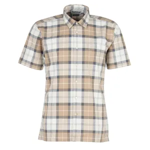 High-End Fabric Barbour Gordon Tailored Fit Shirt Amble Sand Tartan