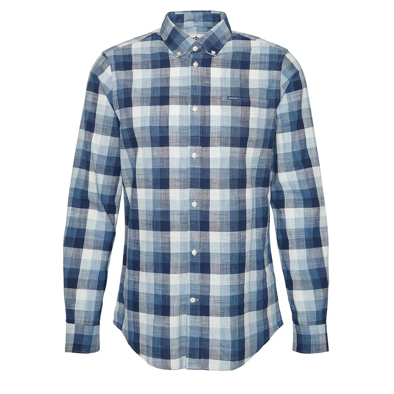 Durable Thread Construction Barbour Hillroad Tailored Shirt Classic Navy