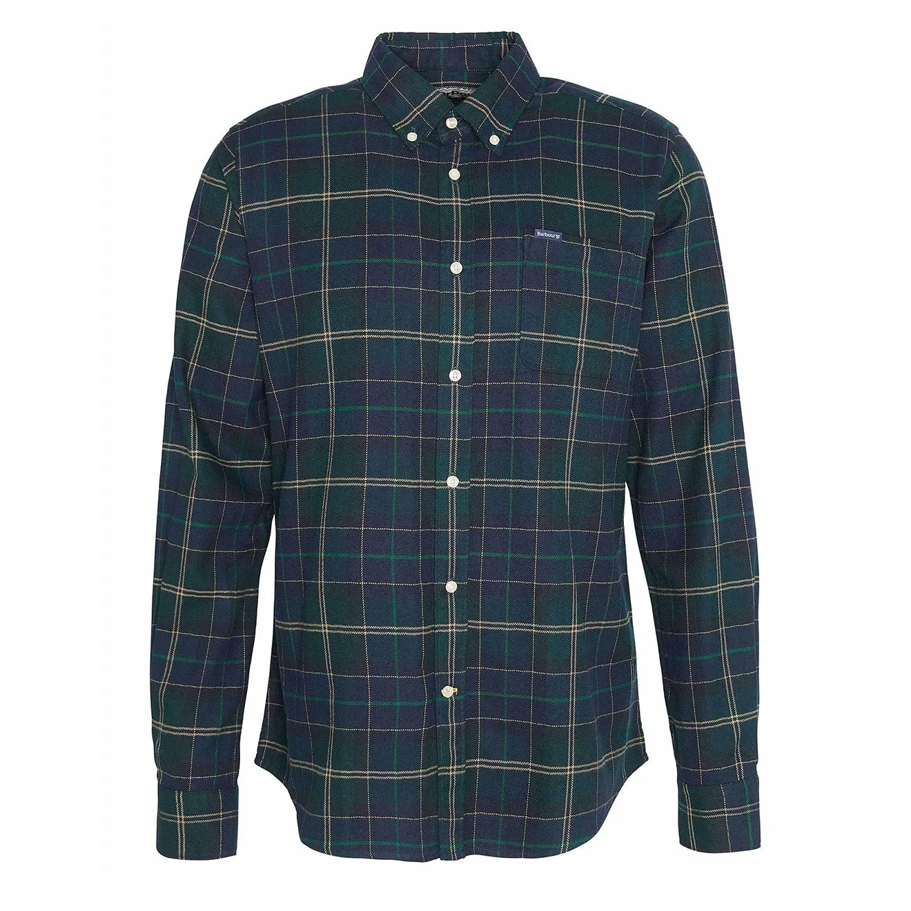 Barbour Kyeloch Tailored Tartan Shirt Green Loch quick dry Fashion Essential