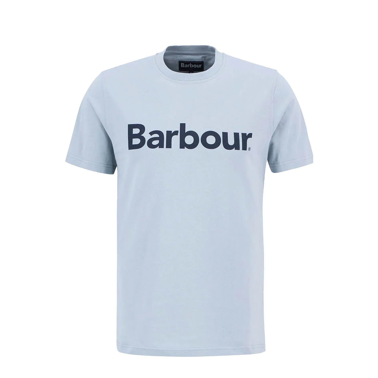 Barbour Logo T-Shirt Mineral Blue crew neck Thermal Regulation Layer