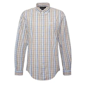 All-Season Wear Bold Graphics Barbour Malton Regular Shirt Sky