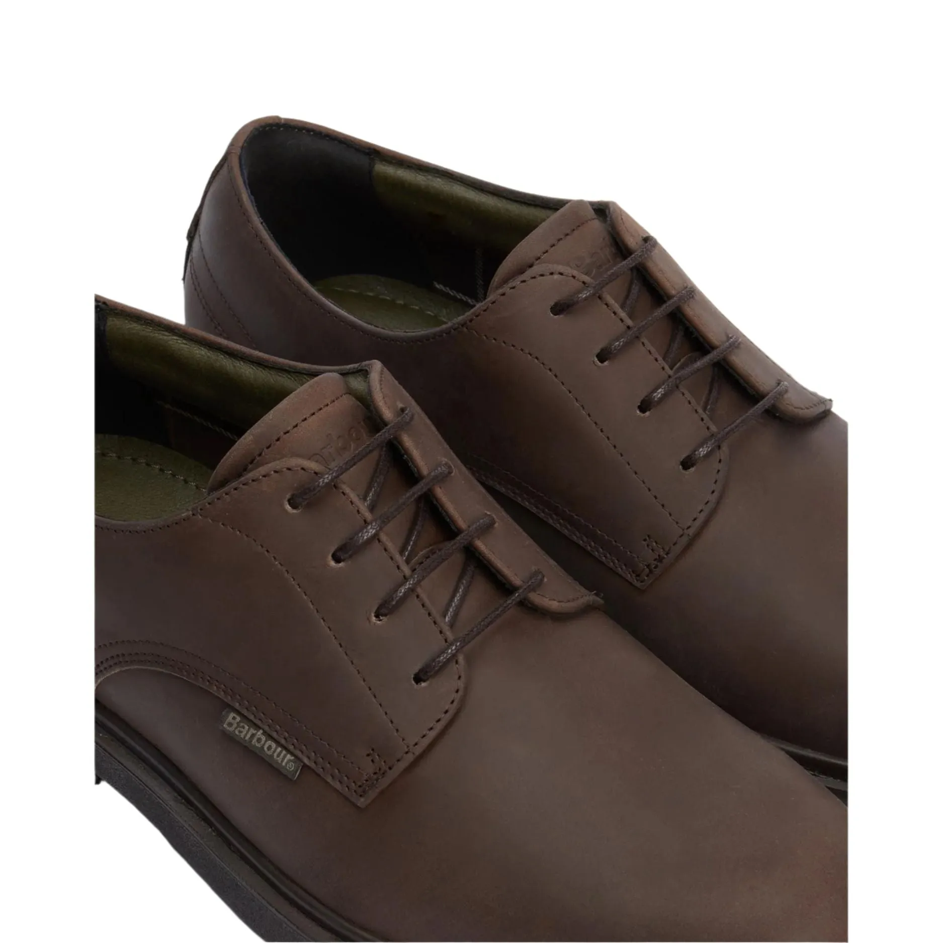 Pad Ease Barbour Mens Shoe Carthy Derby Dark Brown