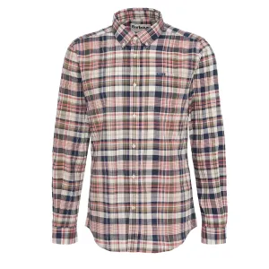 Barbour Seacove Tailored Fit Shirt Pink High Neck
