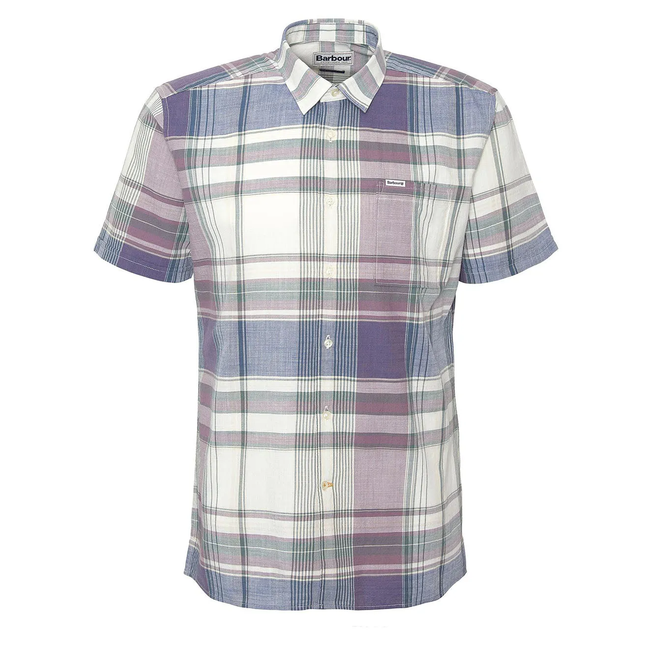 Barbour Swinton Regular Shirt Ecru High-Quality Fabric Versatile Fit