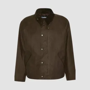 Mid Length Design Barbour Transport Oversized Waxed Jacket Beech