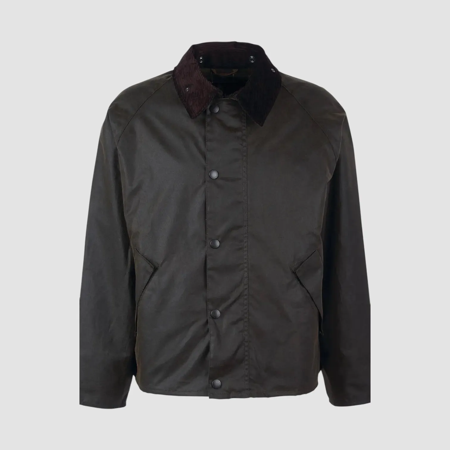Street Comfort Fit Dynamic flex Barbour Transport Oversized Waxed Jacket Olive