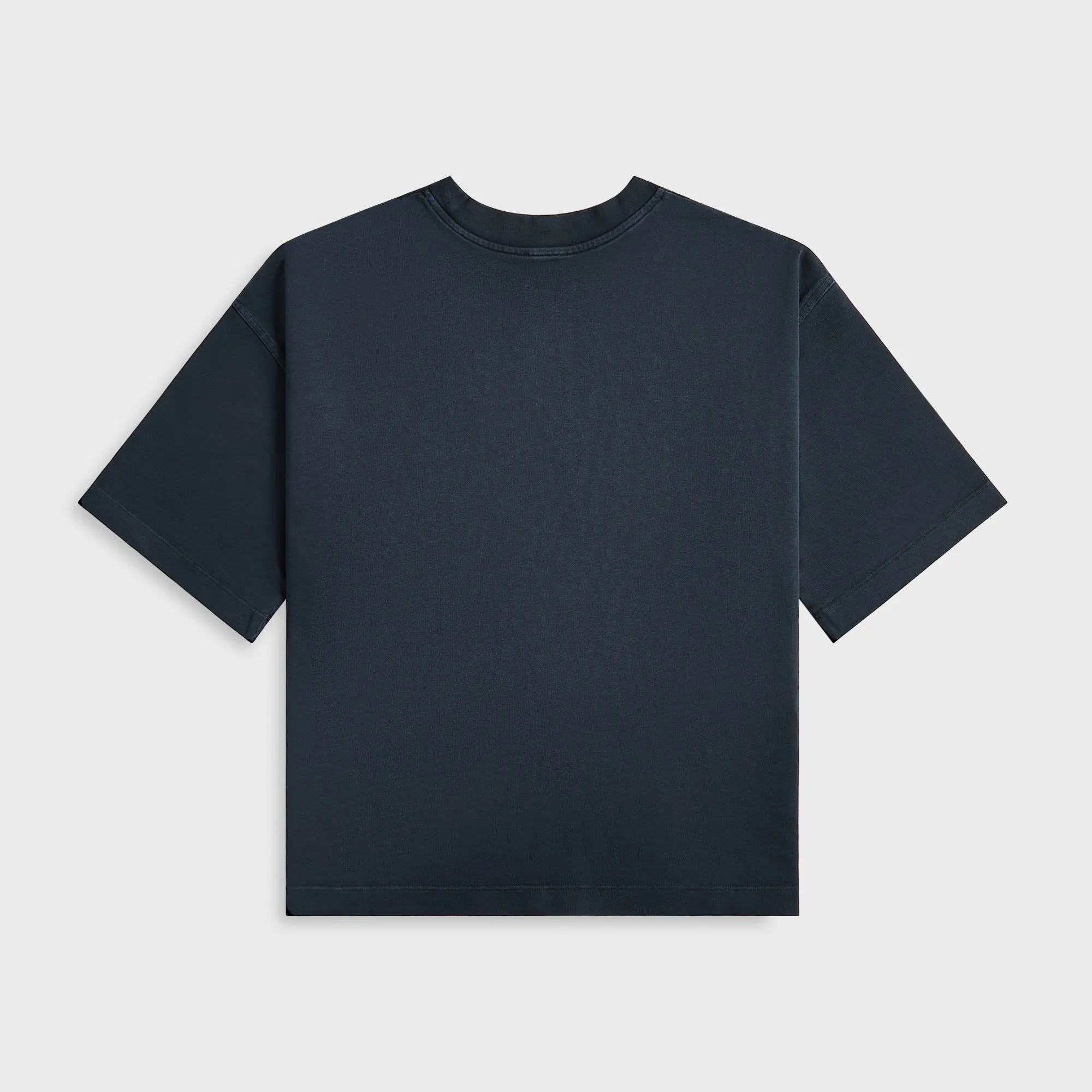 Barena Tee Quadra - Navy Durable Collar Construction