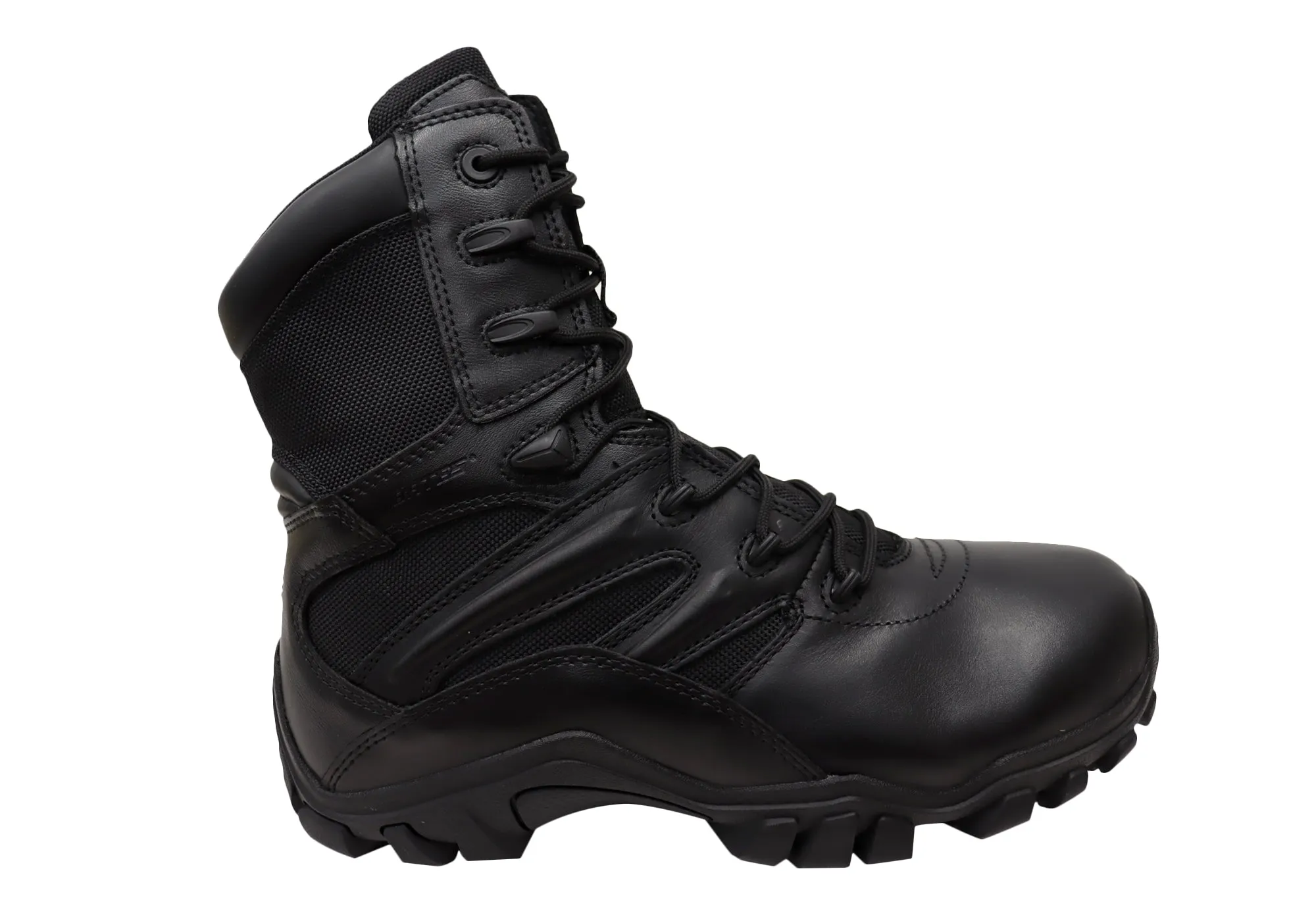 Bates Mens Comfortable Delta 8 Side Zip Military Tactical Boots Travel Essential Coffee Shop