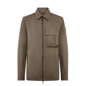 Belstaff Drome Overshirt Major Brown Versatile Styling