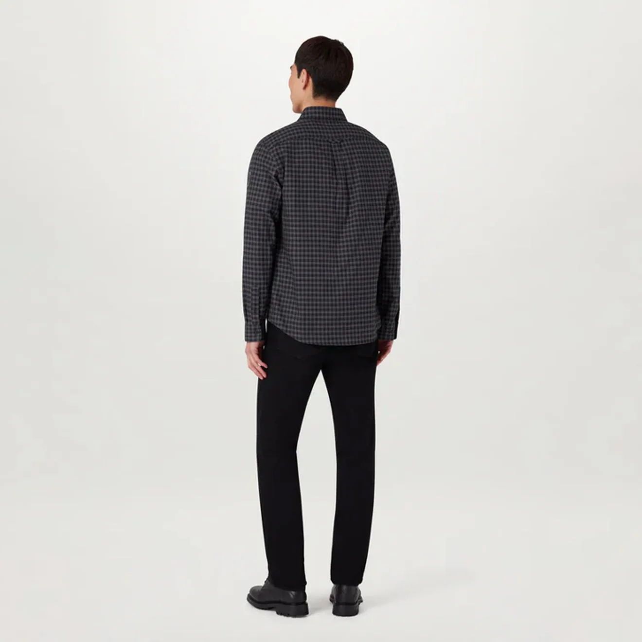 Workwear Essential Warm Layers Belstaff Scale Shirt Black / Tornado Grey