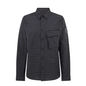 Lightweight Comfort Belstaff Scale Shirt Black / Tornado Grey