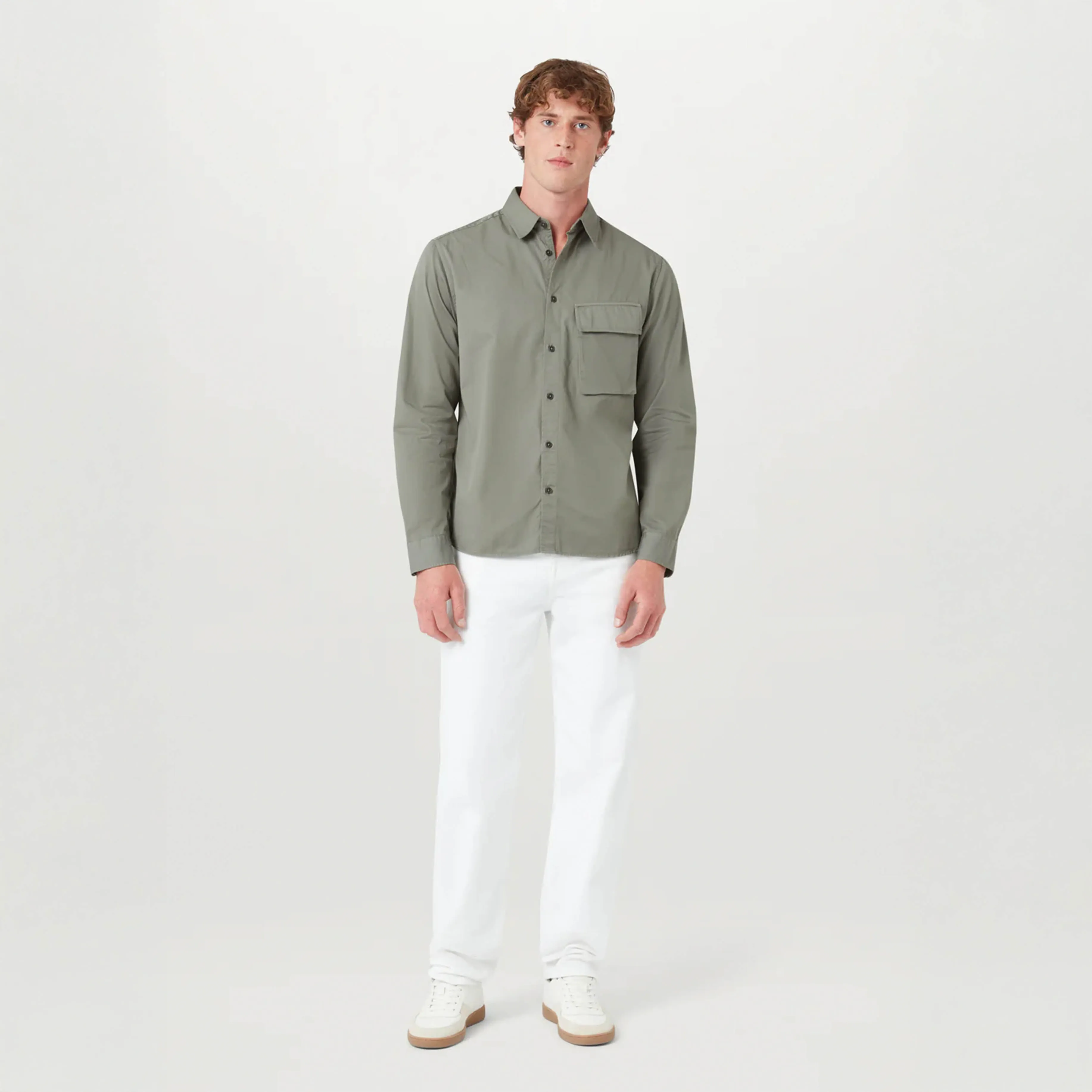 Inner Layer Belstaff Scale Shirt Sage Green
