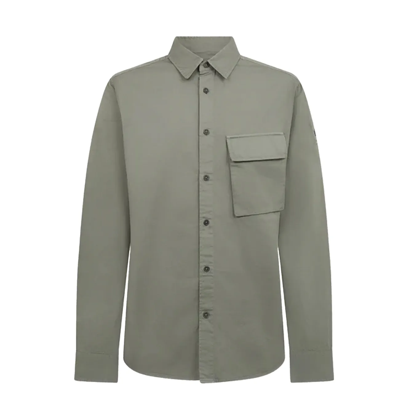 Belstaff Scale Shirt True Olive Odor Control Fabric