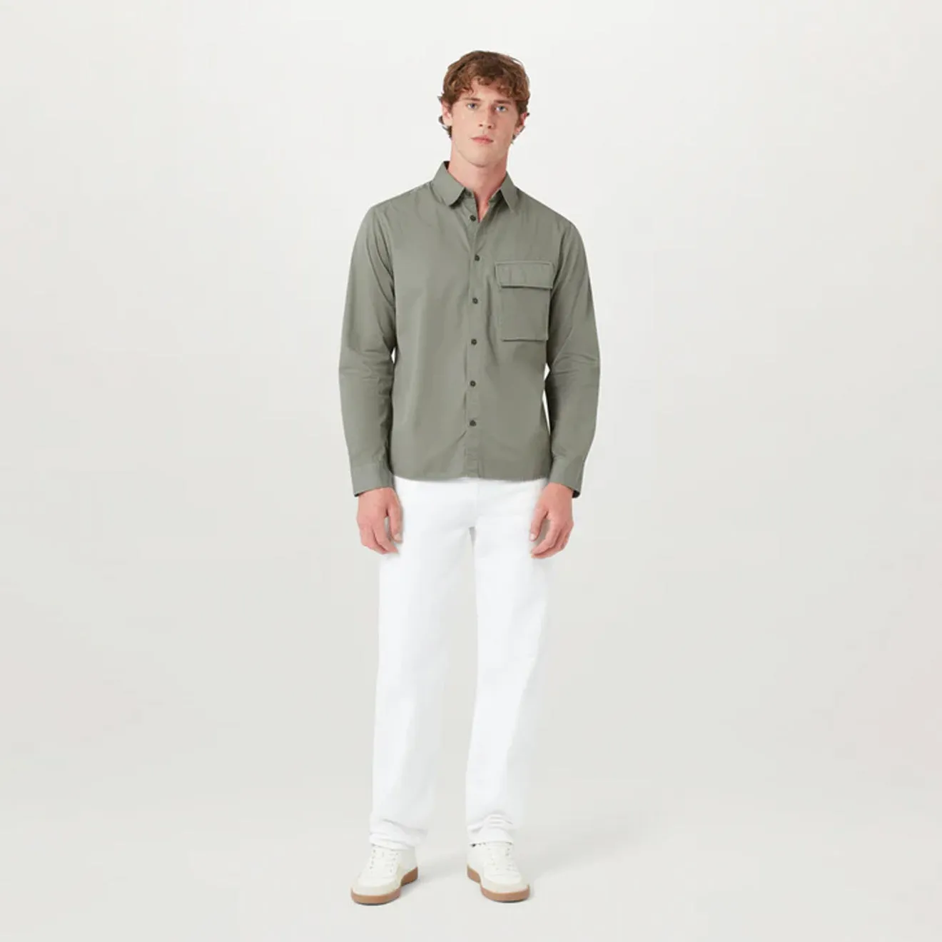 Belstaff Scale Shirt True Olive gender-neutral
