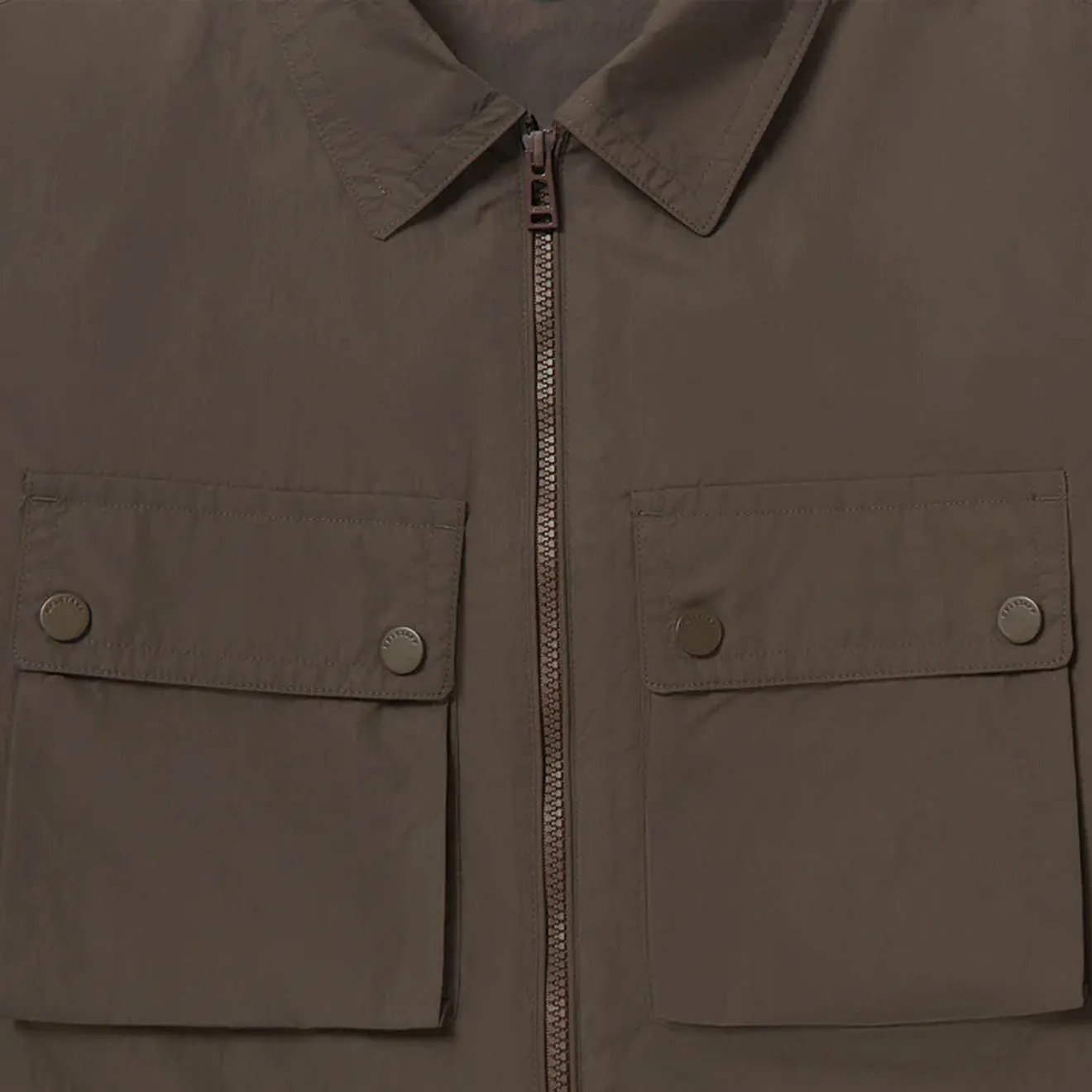 Statement Maker Yoke Design Belstaff Tourer Overshirt Army Olive
