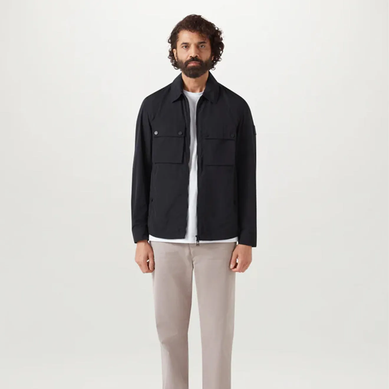 Unique Design Belstaff Tourer Overshirt Black