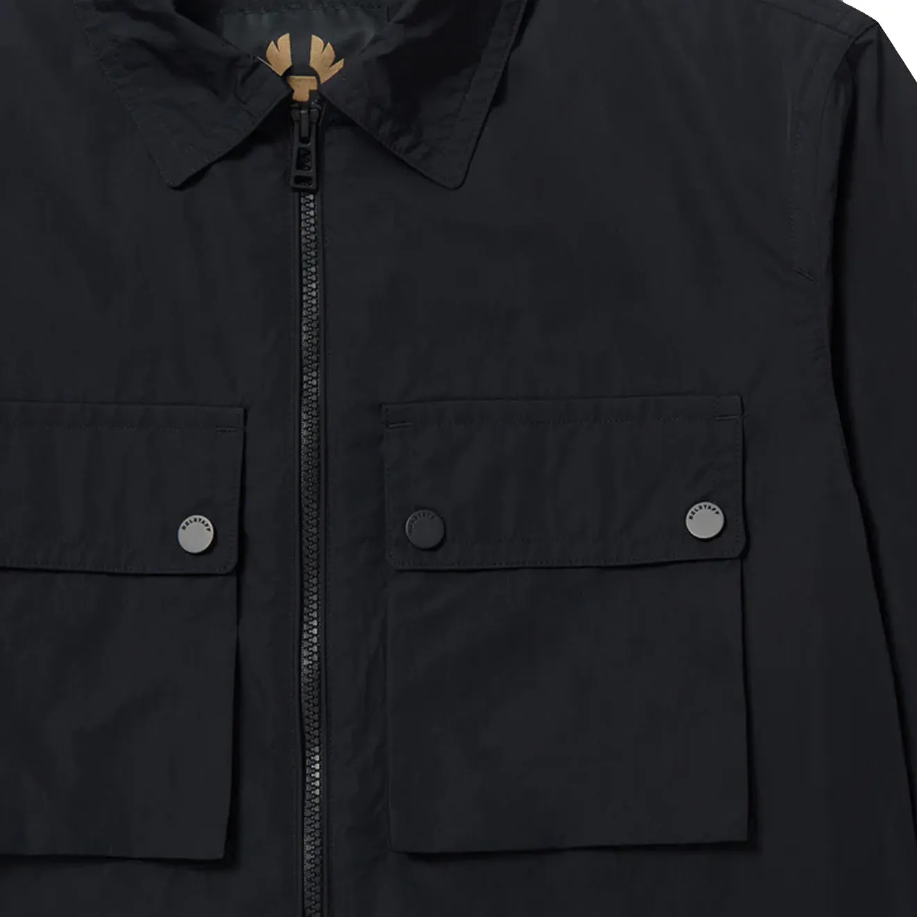 Belstaff Tourer Overshirt Black Bold Statement