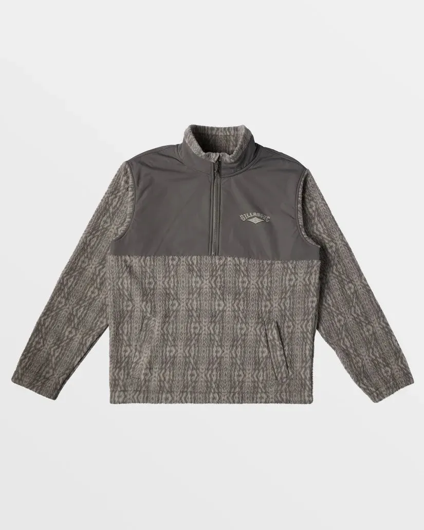 Billabong Mens Sweatshirt Boundary Re-Issue Mock-Neck Thermal Insulation