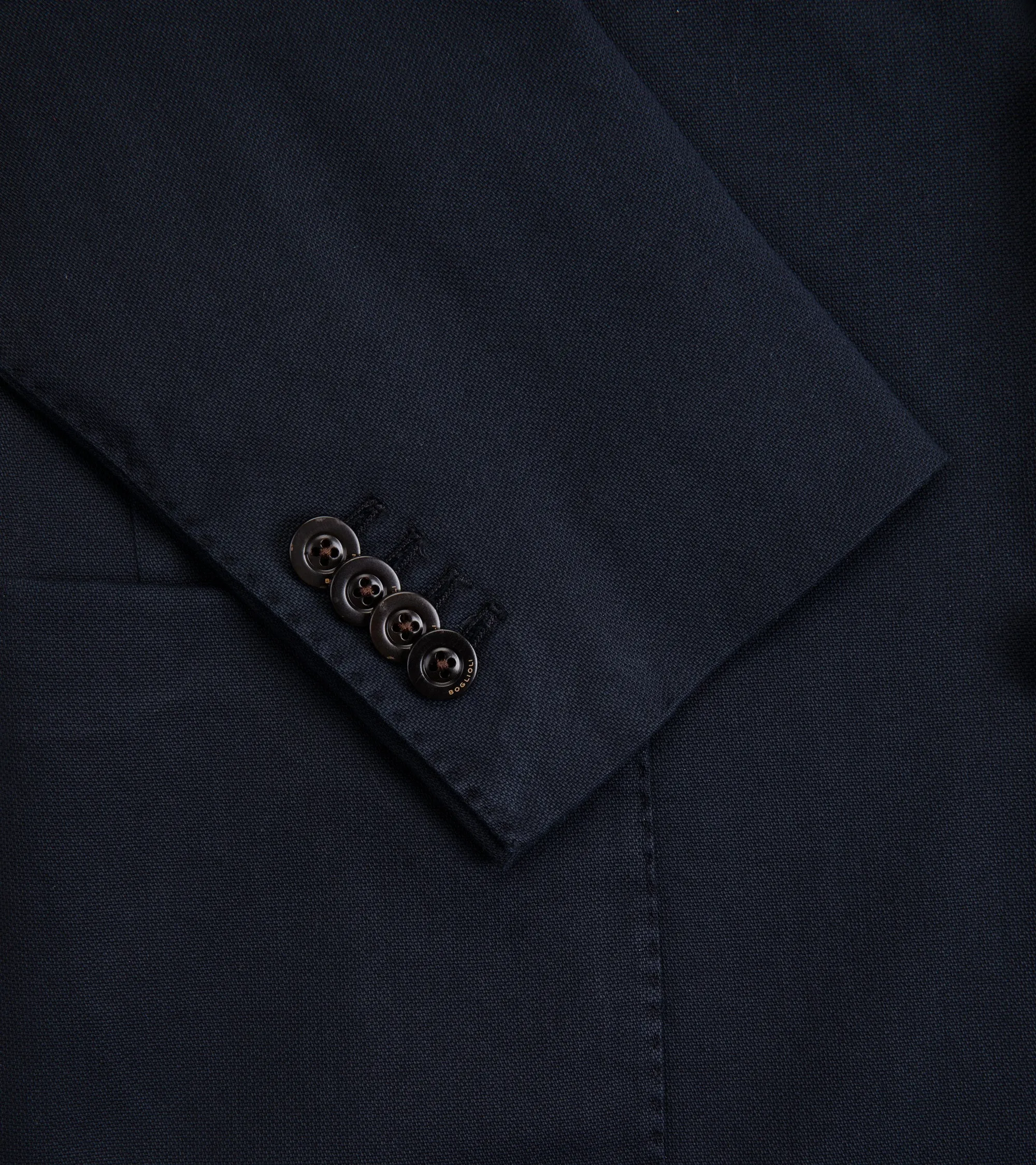 Easy Layering Boglioli for Trunk Cotton Pique K Jacket: Navy