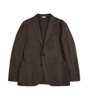 Reversible Style Work Tough Boglioli Wool Melange Flannel K Jacket: Brown