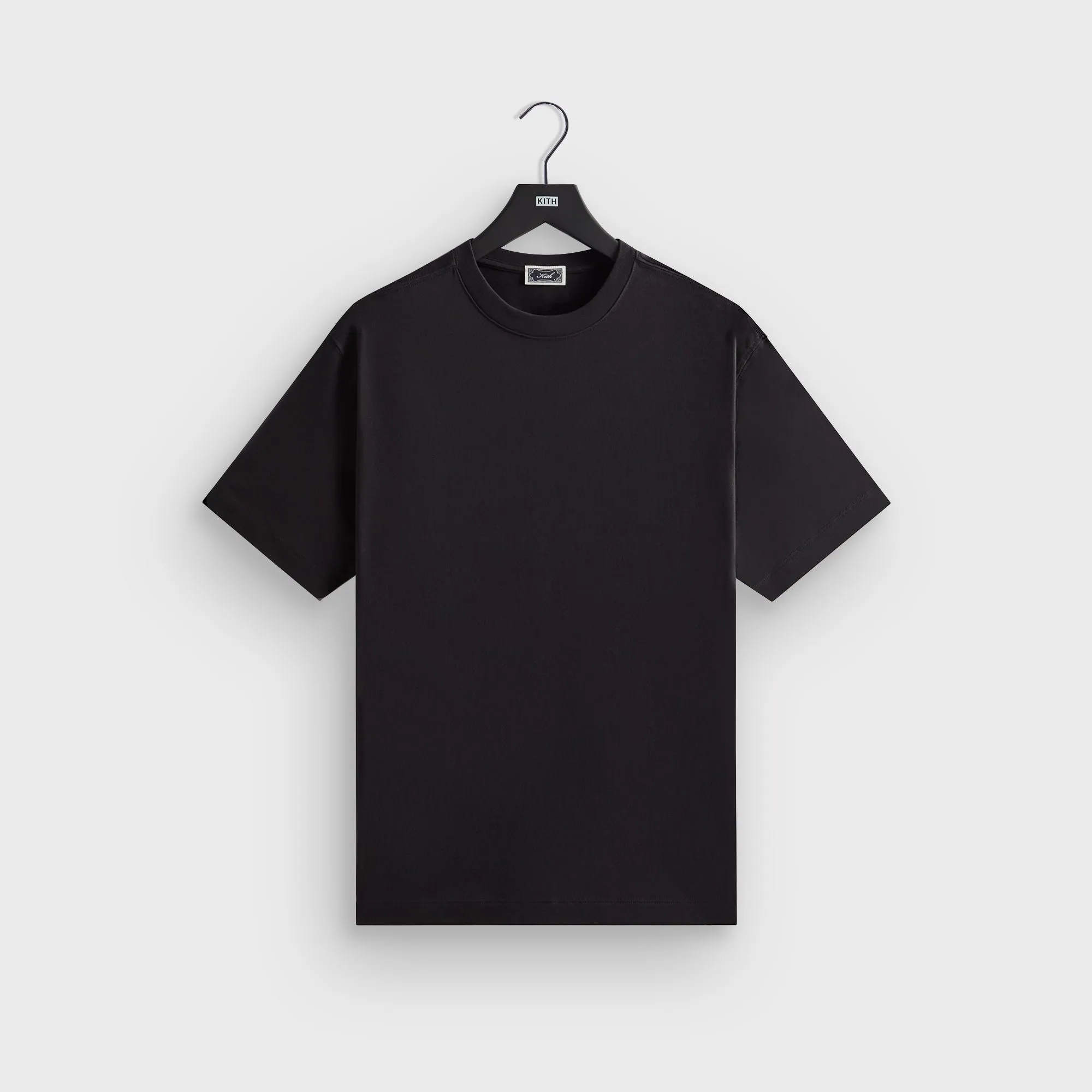 Kith Alex II Boxy Tee - Black Comfort Fit Design Sporty Style