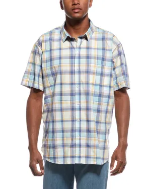 tyler b?e Piedmont Plaid Shirt Easy Wear Ventilated Back Panel