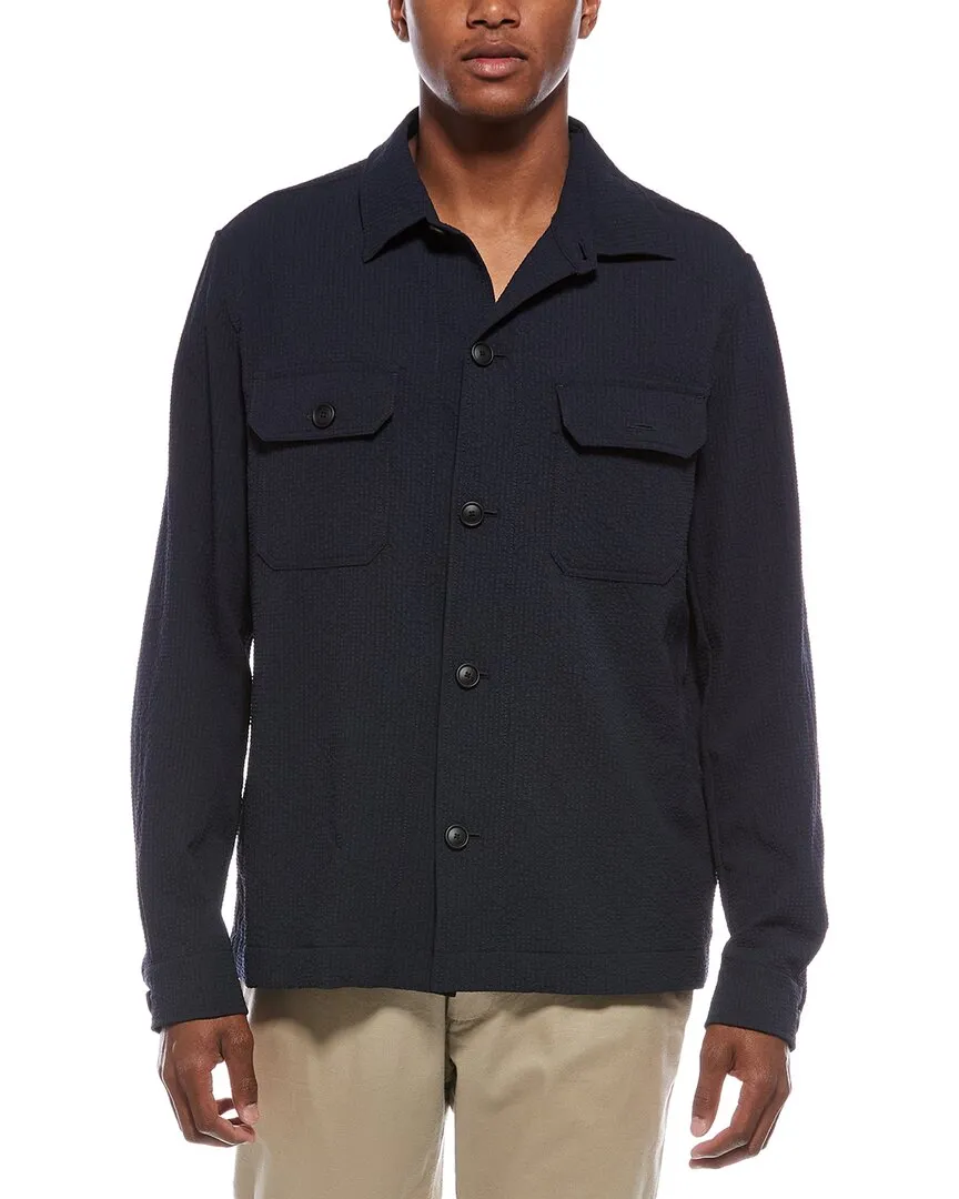 Recycled Polyester Blend BOSS Hugo Boss Seersucker Shirt