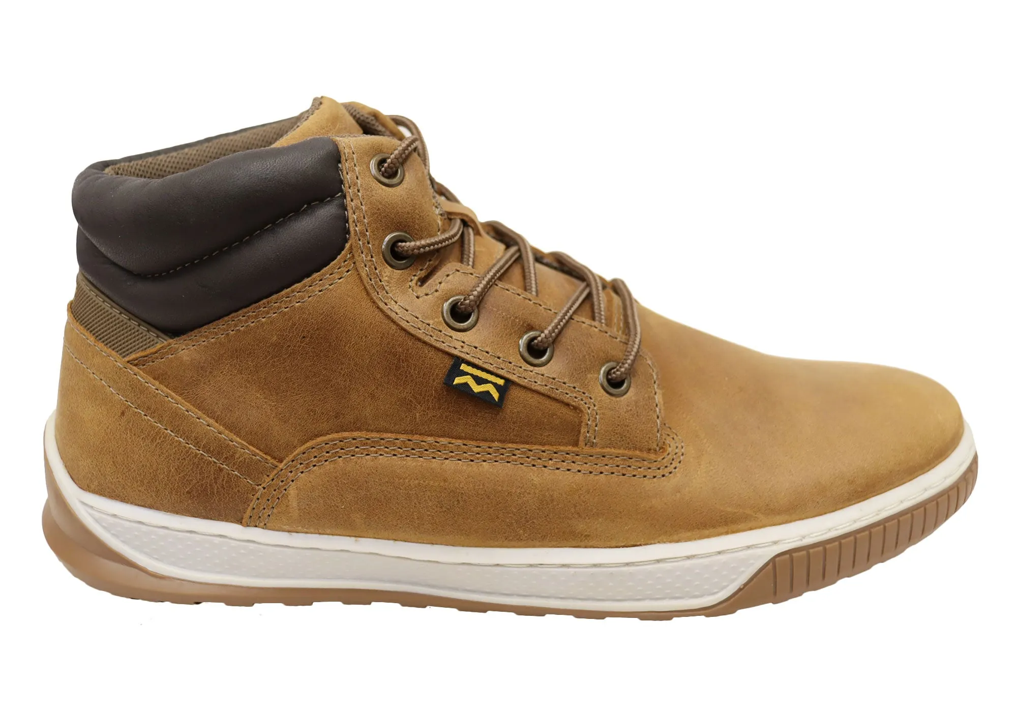 Seamless Comfort Cold Weather Commuter Comfort Ankle Bradok Vernon Mens Comfortable Leather Casual Boots Made In Brazil