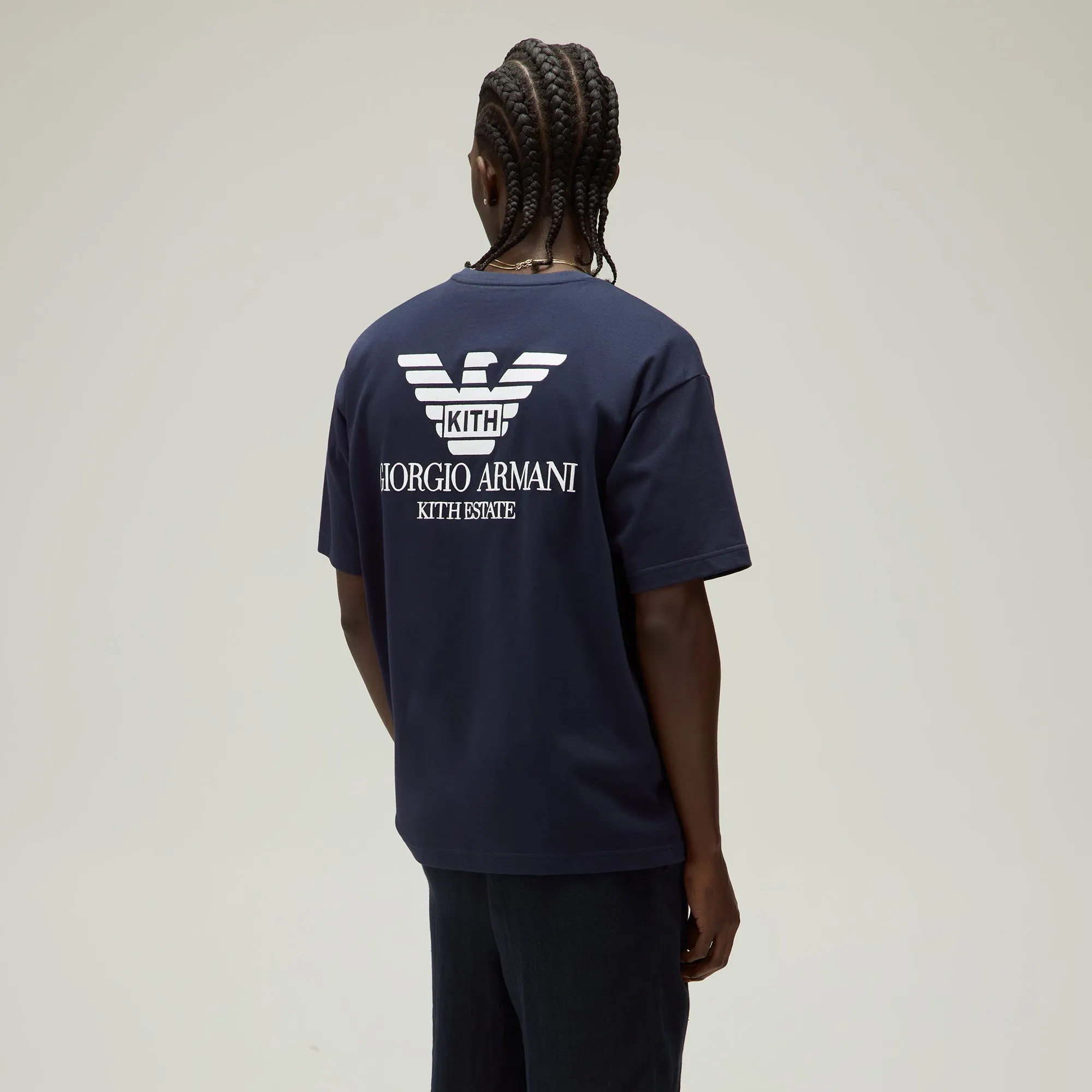 Giorgio Armani & Kith Tee - Nocturnal Recycled Polyester Blend