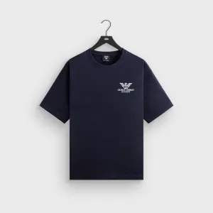 Smooth Jersey Texture Giorgio Armani & Kith Tee - Nocturnal