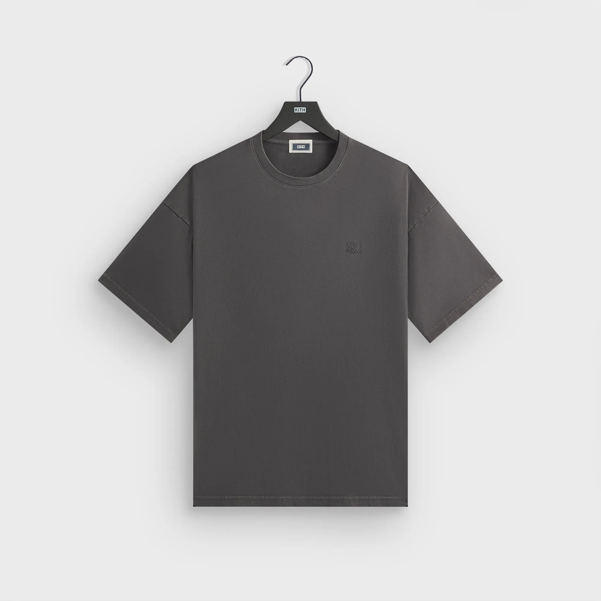 AntiPillingTreatment Kith Sueded Jersey Bishop Tee - Hematite