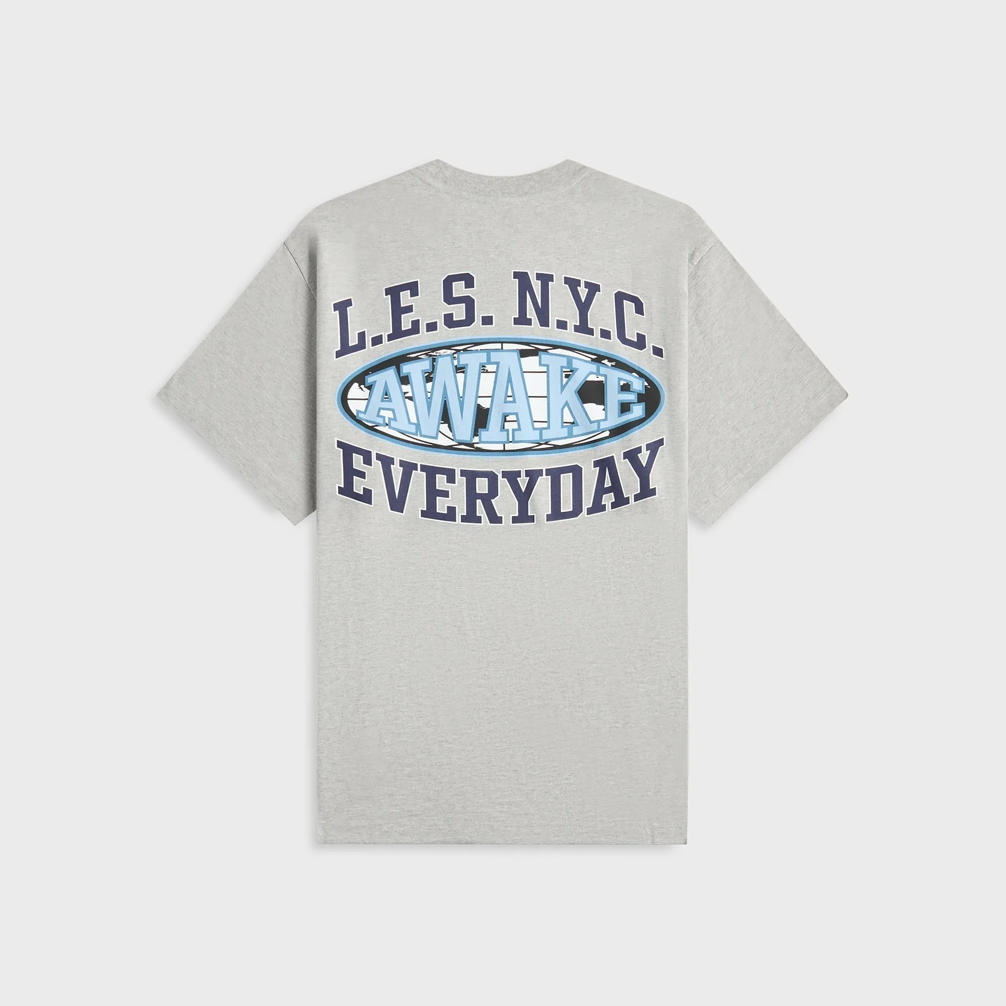 Breathable mesh lining Awake NY Les Everyday Tee - Heather Grey