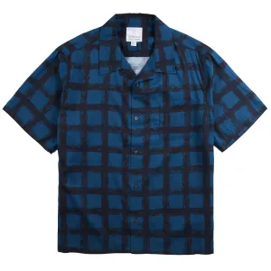 Urban Edge Gramicci Checkerd Rayon Shirt Midnight