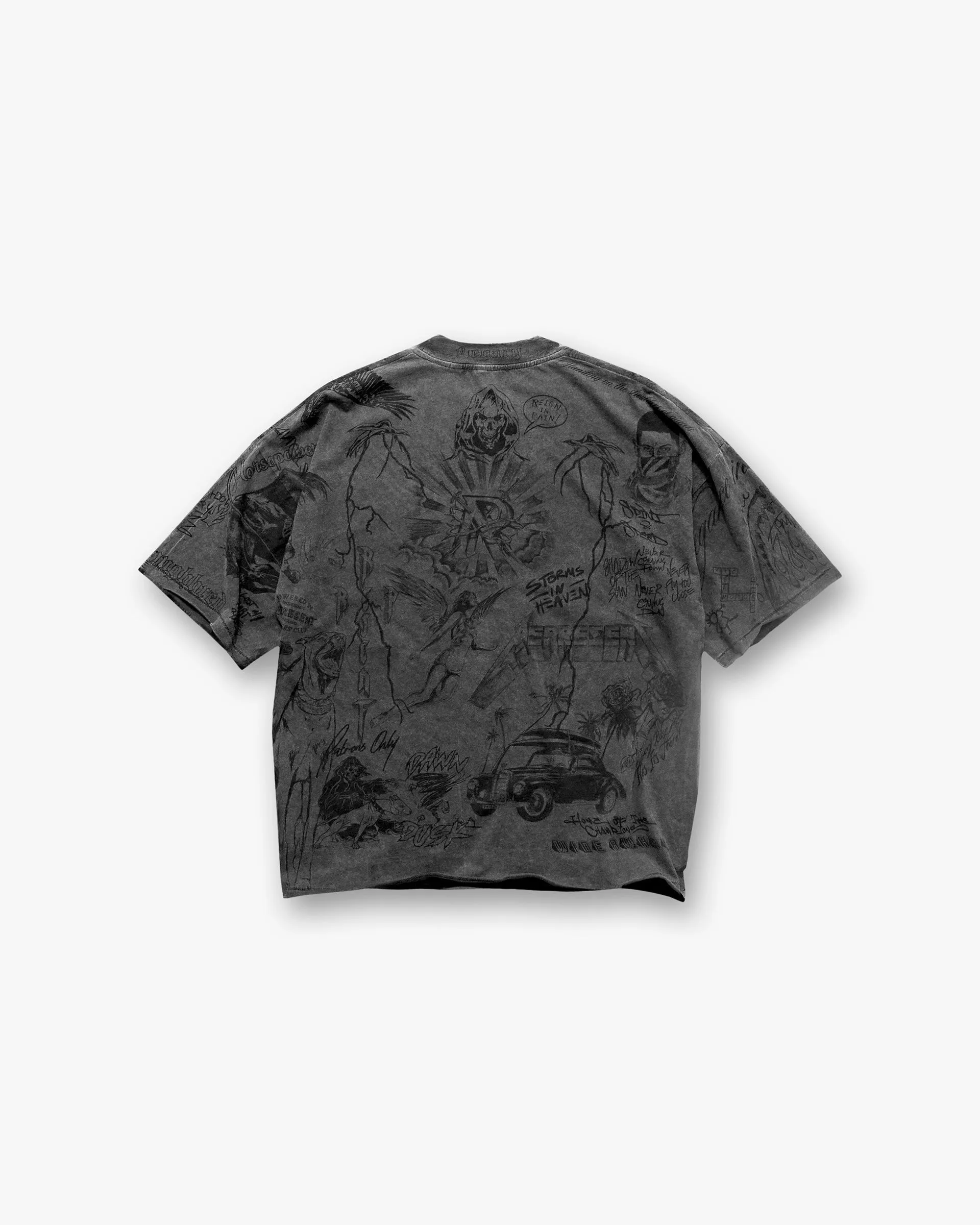 Relaxed Waist Legacy T-Shirt - Vintage Grey