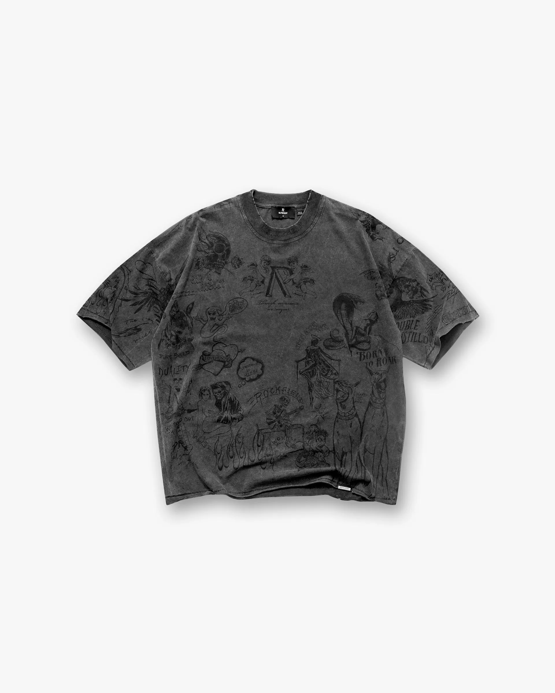 Reinforced Hems Legacy T-Shirt - Vintage Grey