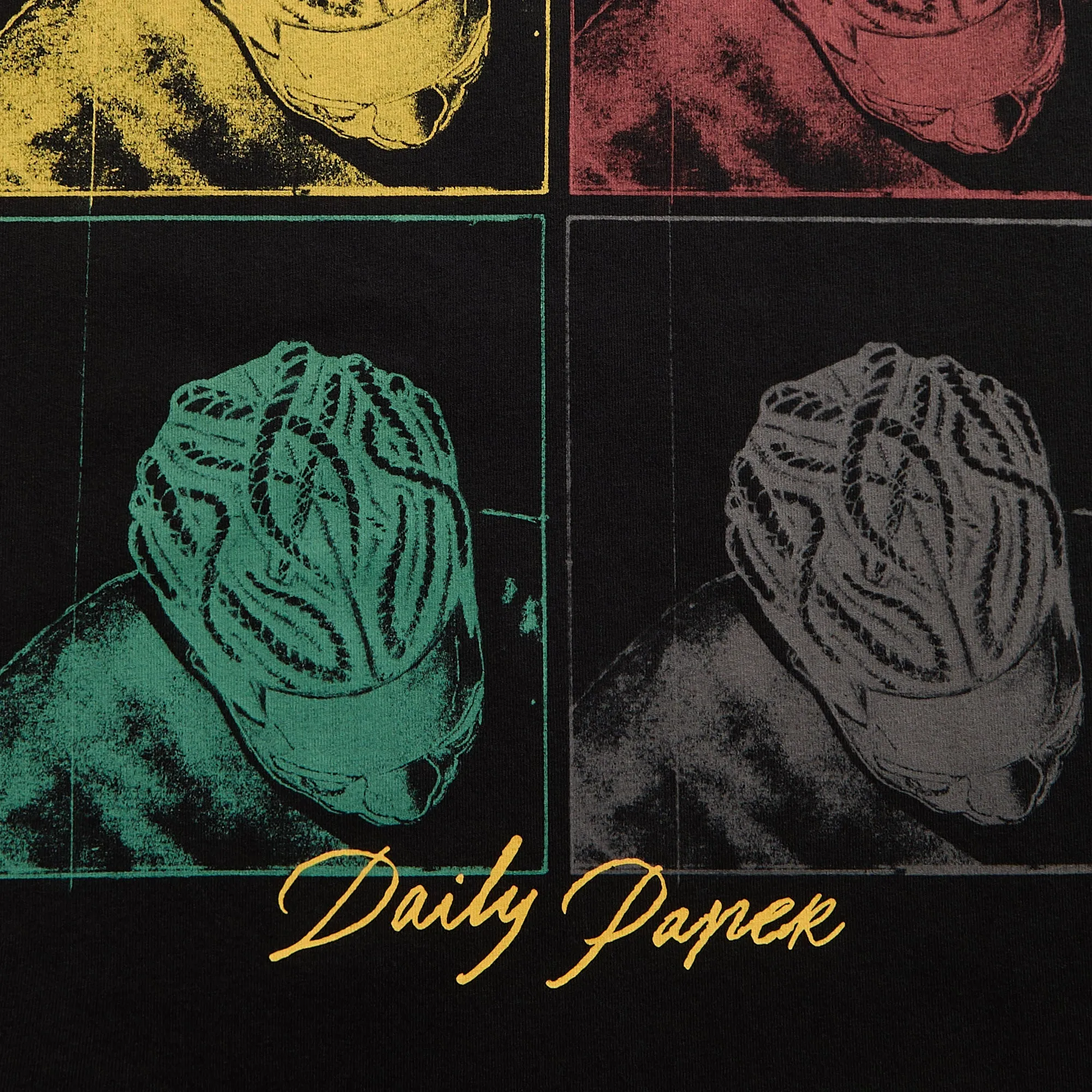 Daily Paper Frame Tee - Black Fashion Must-Have